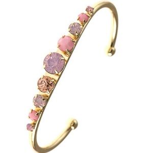 Kyky&Zo Crystal Slim Cuff Bracelet,NWT